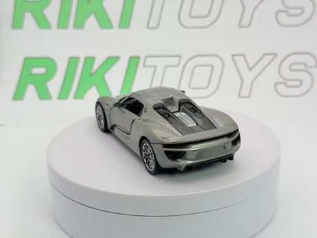 Porsche 918 Spyder Welly 1/38 Grigio metallizzato - RikiToys - Welly