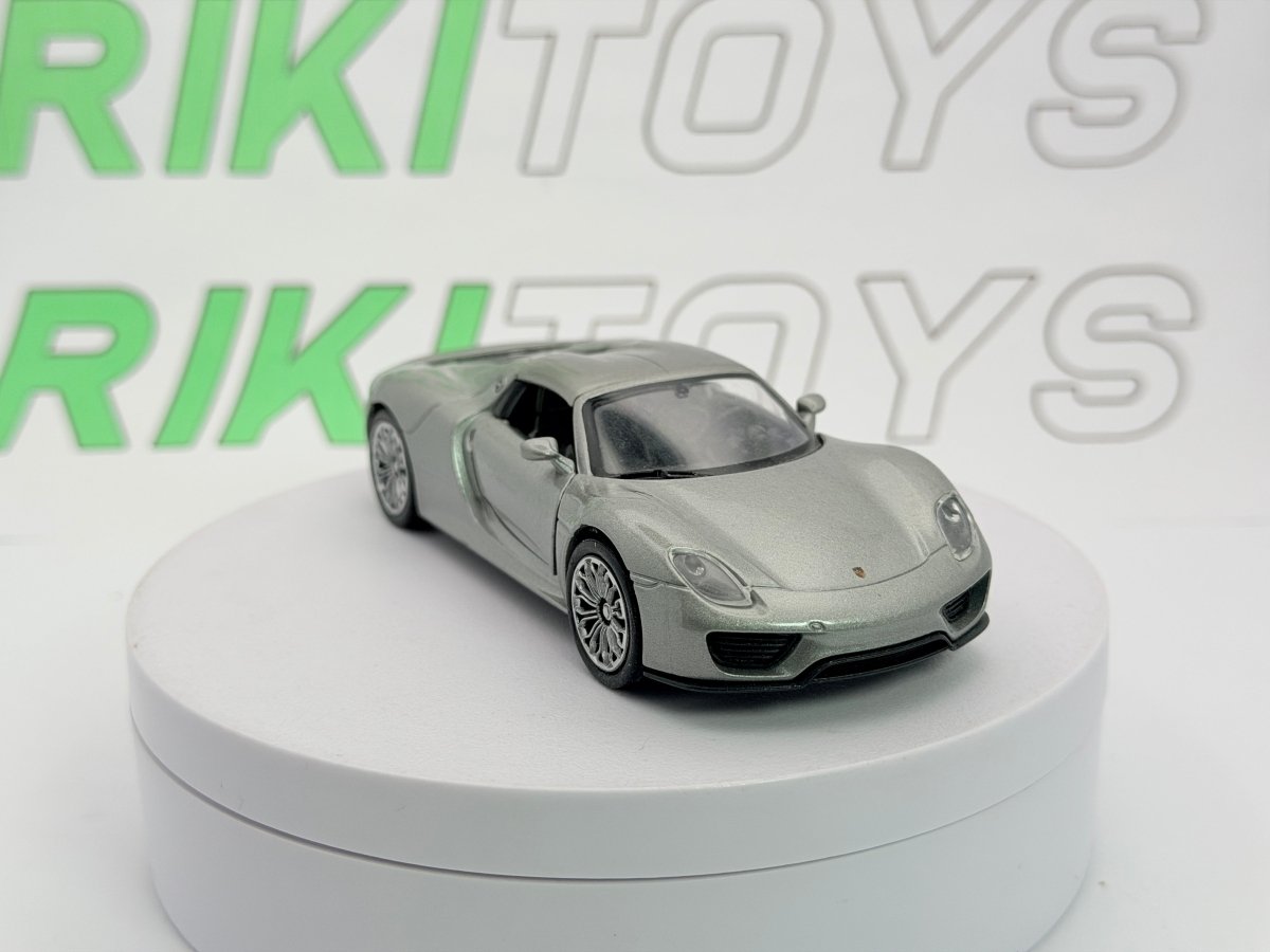 Porsche 918 Spyder Welly 1/38 Grigio metallizzato - RikiToys - Welly