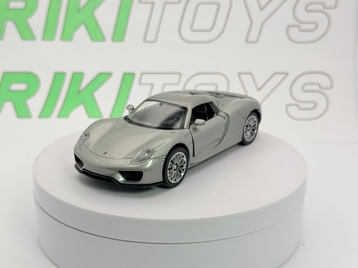 Porsche 918 Spyder Welly 1/38 Grigio metallizzato - RikiToys - Welly