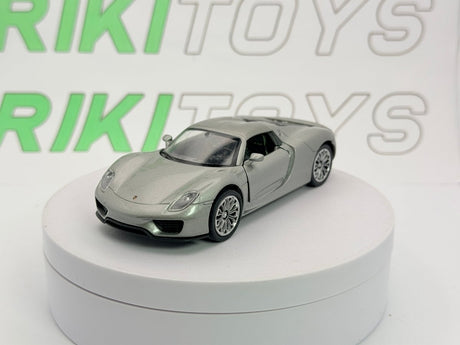 Porsche 918 Spyder Welly 1/38 Grigio metallizzato - RikiToys - Welly