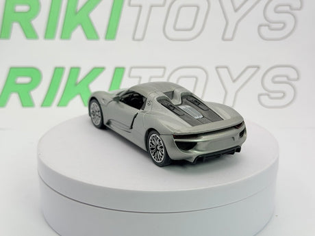 Porsche 918 Spyder Welly 1/38 Grigio metallizzato - RikiToys - Welly