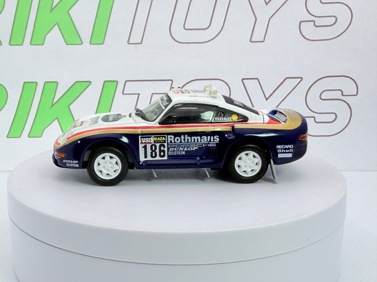 Porsche 959 Paris Dakar Norev 1/43 Bianco - RikiToys - Norev