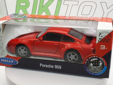 Porsche 959 Welly 1/40 Rosso - RikiToys - Welly