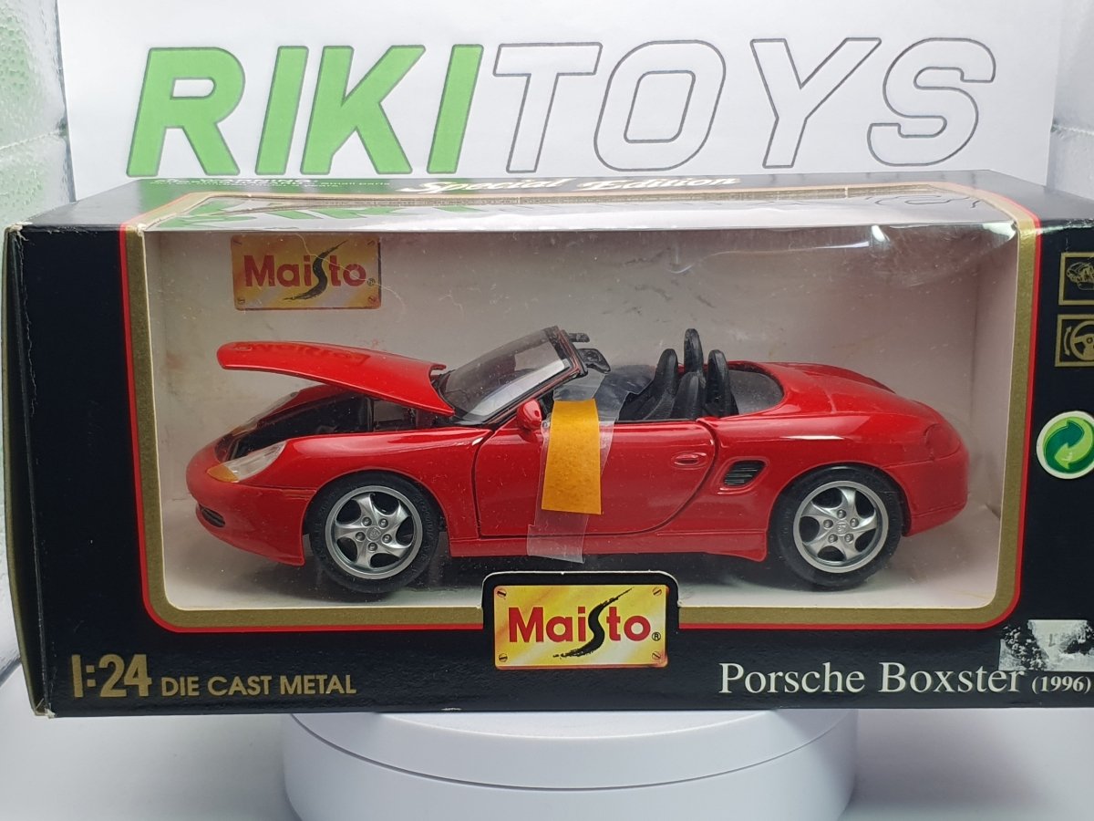Porsche Boxster Maisto 1/43 Rosso 1996 - RikiToys - Maisto