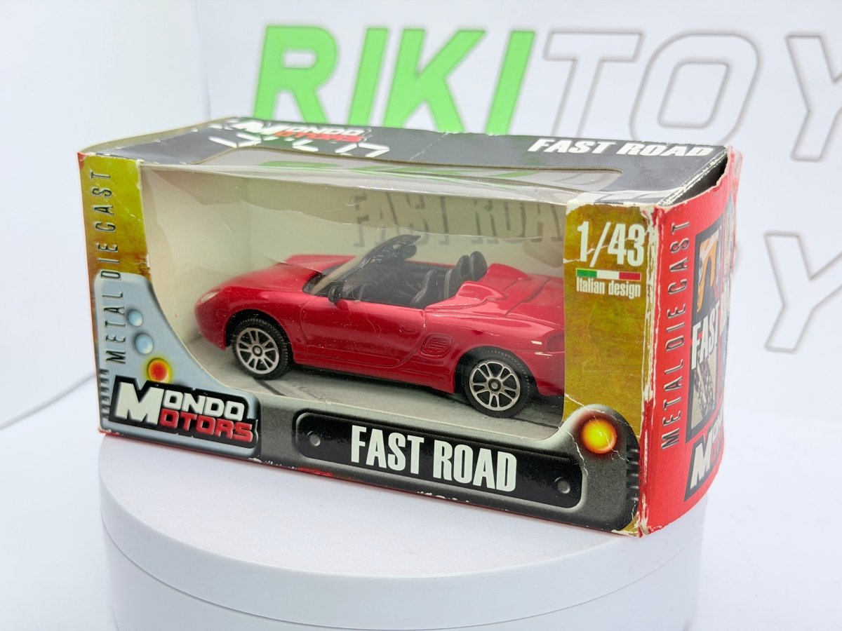 Porsche Boxster Mondo Motors 1/43 Rosso - RikiToys - Mondo Motors