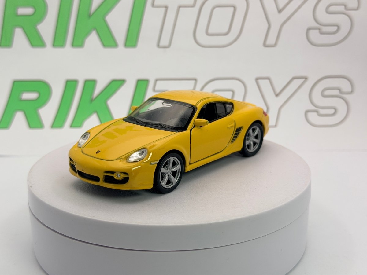 Porsche Cayman S Welly 1/38 Giallo - RikiToys - Welly