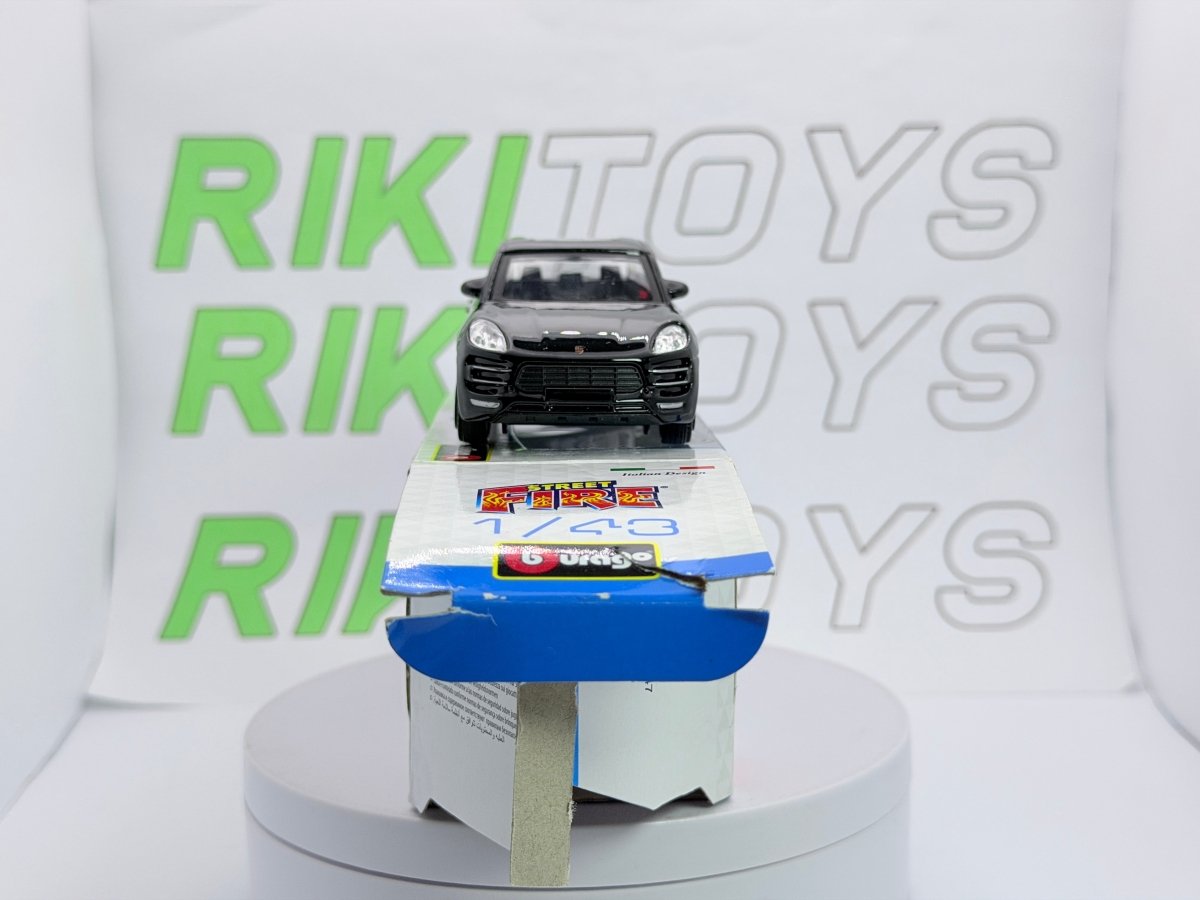 Porsche Macan Turbo Burago 1/43 Nero - RikiToys - Burago#