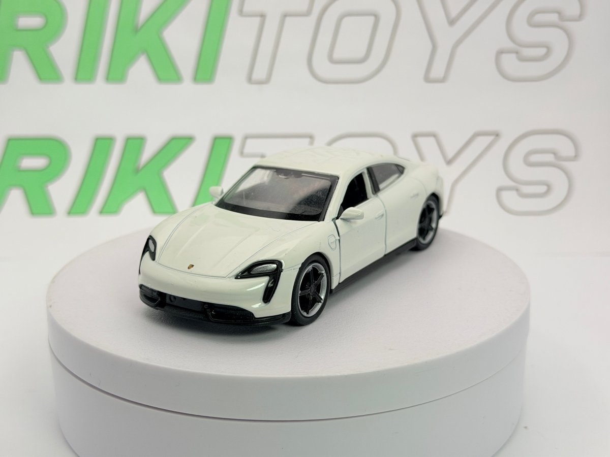 Porsche Taycan Turbo S Welly 1/38 Bianco - RikiToys - Welly