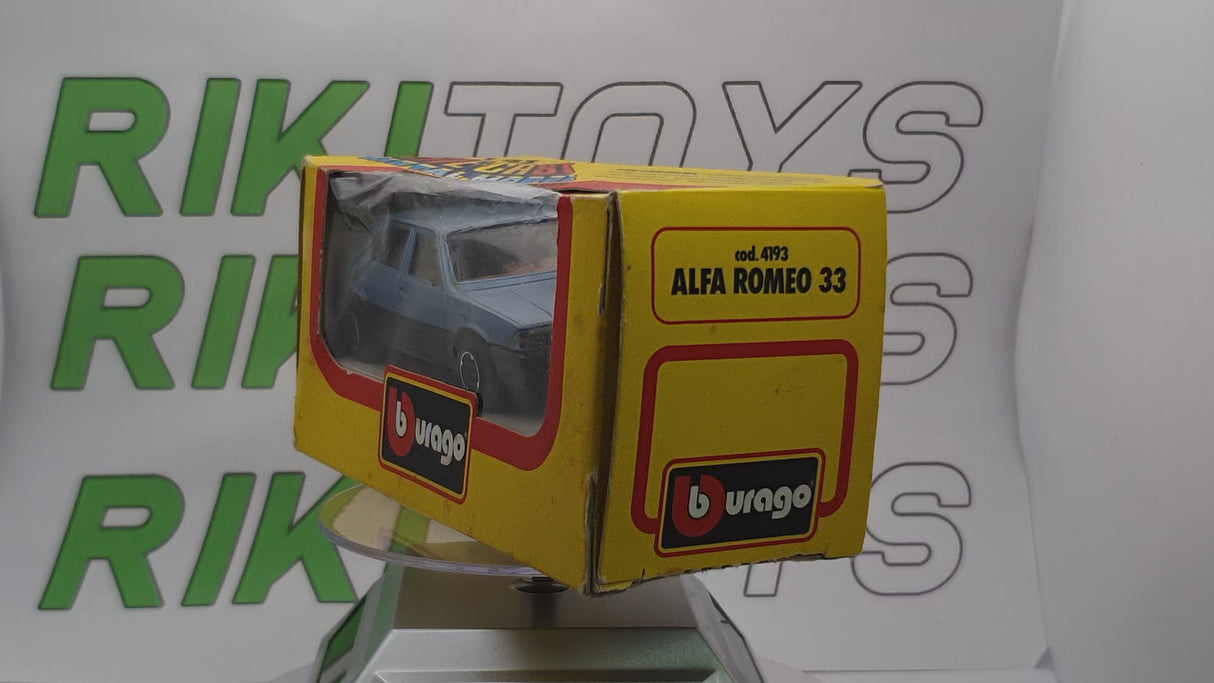 Alfa Romeo 33 Burago 1/43 Azzurro 1983