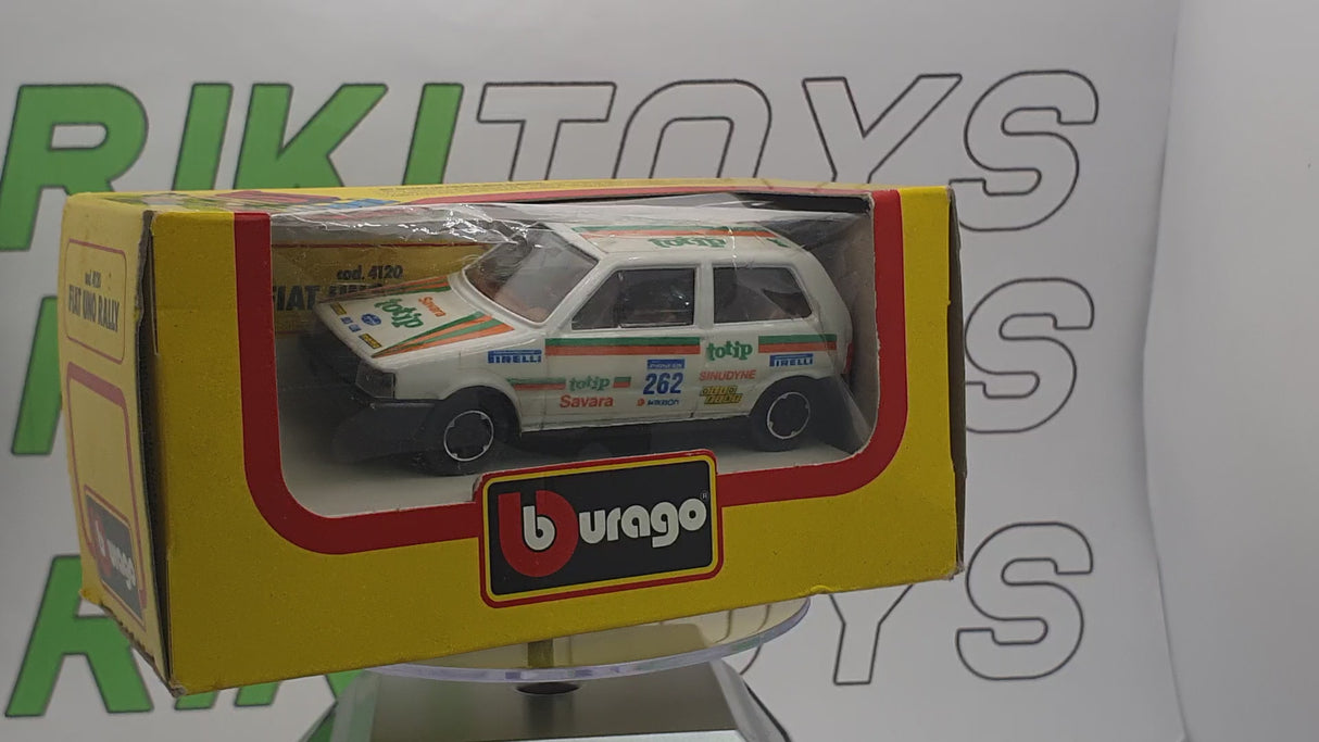 Fiat Uno Totip Burago 1/43 Bianco 1983