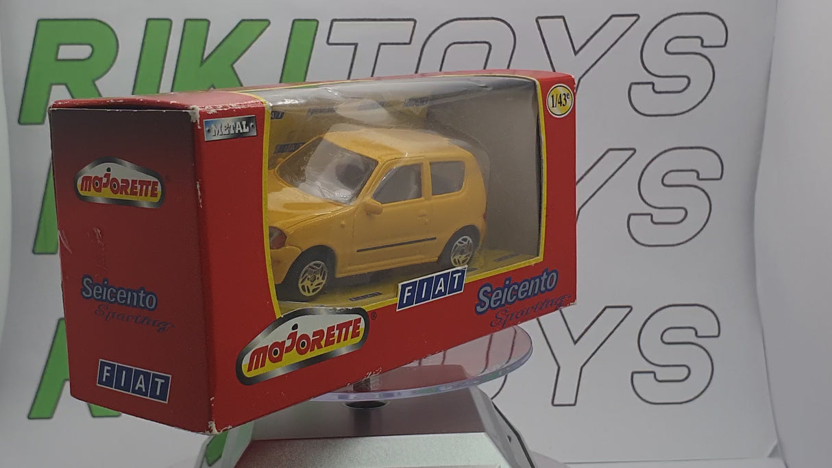Fiat 600 Sporting Majorette 1/43 Giallo 1999