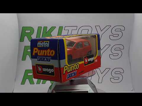 Fiat Punto MK1 Burago 1/43 Rosso 1993