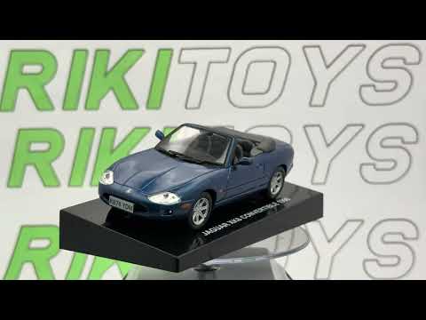 Jaguar XK8 Convertibile Edicola 1/43 Blu metallizzato 1996