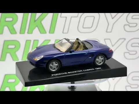 Porsche Boxster Edicola 1/43 Blu metallizzato 1997