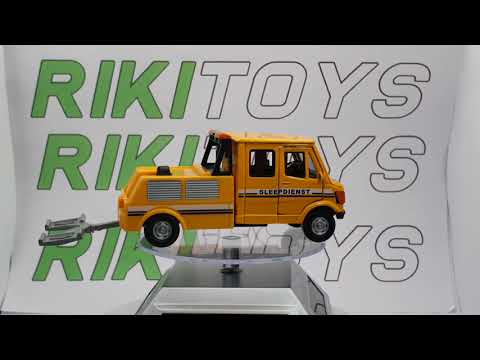 Mercedes Benz 208 Carroattrezzi Cararama 1/43 Giallo 1985