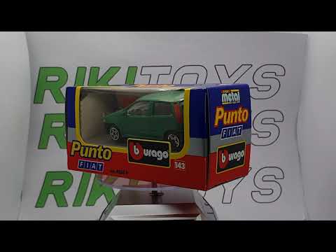 Fiat Punto MK1 Burago 1/43 Verde 1993