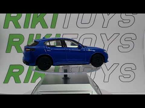 Alfa Romeo Stelvio Burago 1/43 Blu 2016
