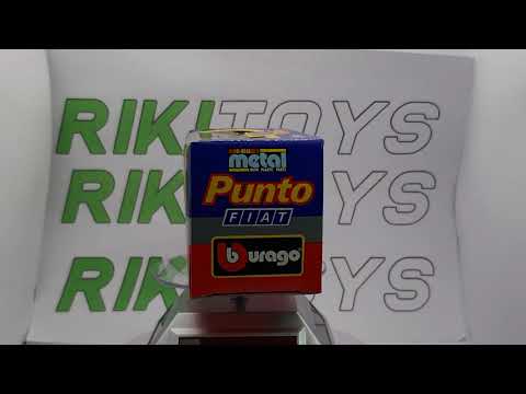 Fiat Punto MK1 Burago 1/43 Giallo metallizzato 1993
