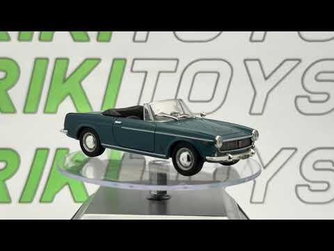 Fiat 1500 Cabrio Norev 1/43 Blu 1964