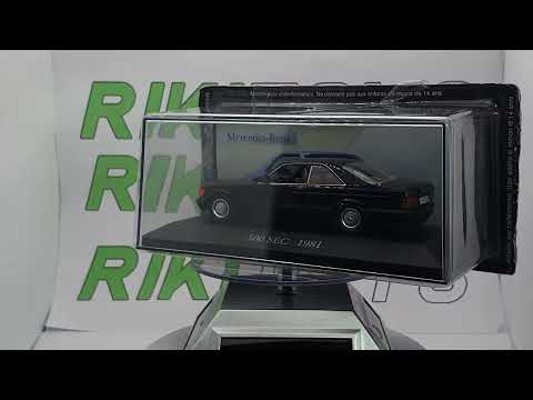 Mercedes Benz 500 SEC Atlas 1/43 Nero 1981