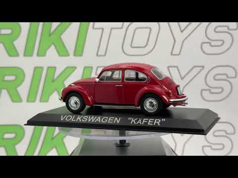 Volkswagen Maggiolino Edicola 1/43 Rosso