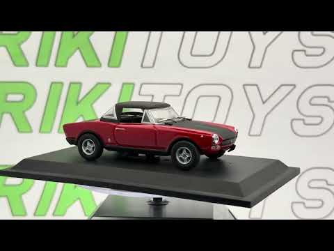 Fiat 124 Abarth Rally Norev 1/43 Rosso 1972