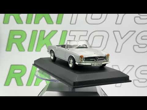 Mercedes Benz 230 SL Edicola 1/43 Argento 1963