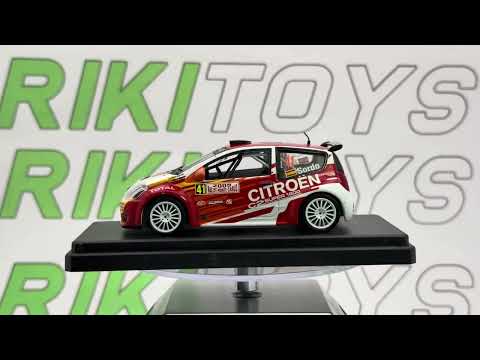 Citroen C2 WRC Edicola 1/43 Rosso 2005