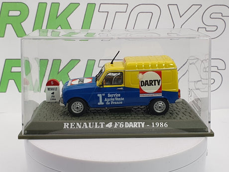 Renault 4 F6 Edicola 1/43 Blu 1986 - RikiToys - Edicola#