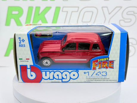 Renault 4 GTL Burago 1/43 Rosso 1984 - RikiToys - Burago#