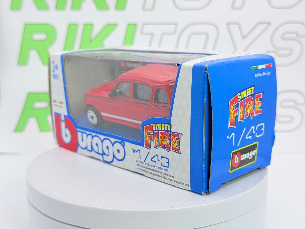 Renault 4 GTL Burago 1/43 Rosso 1984 - RikiToys - Burago#