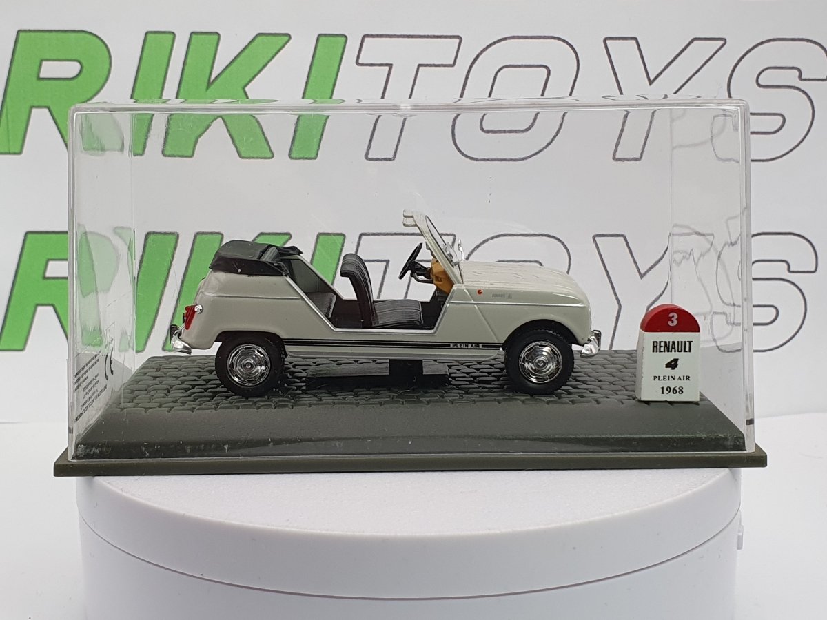 Renault 4 Plein Air Edicola 1/43 Grigio 1968 - RikiToys - Edicola#