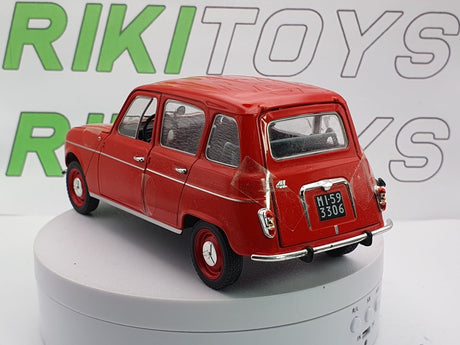 Renault R4 Leo Models 1/24 Rosso - RikiToys - Leo Models#
