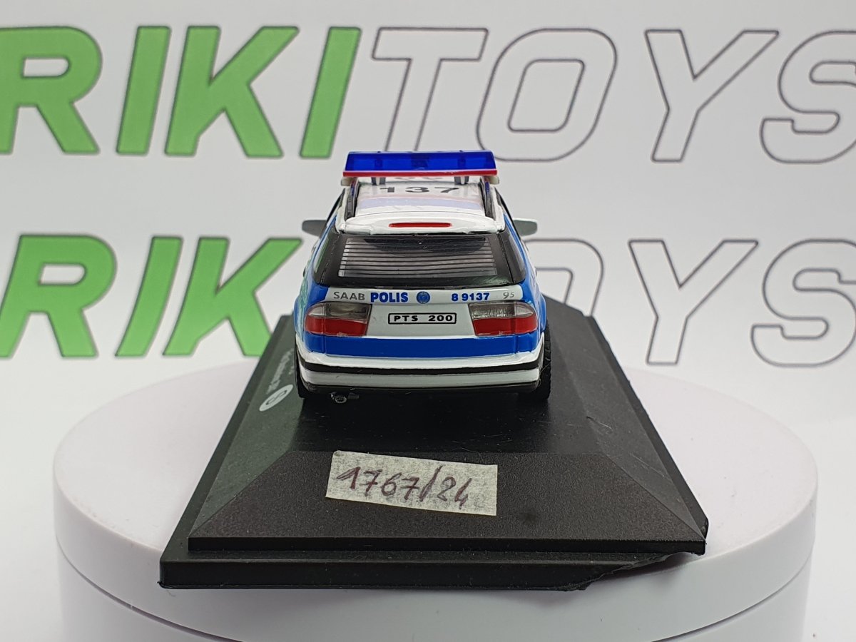 Saab 9 S Station Wagon Edicola 1/43 Bianco 2001 - RikiToys - Edicola