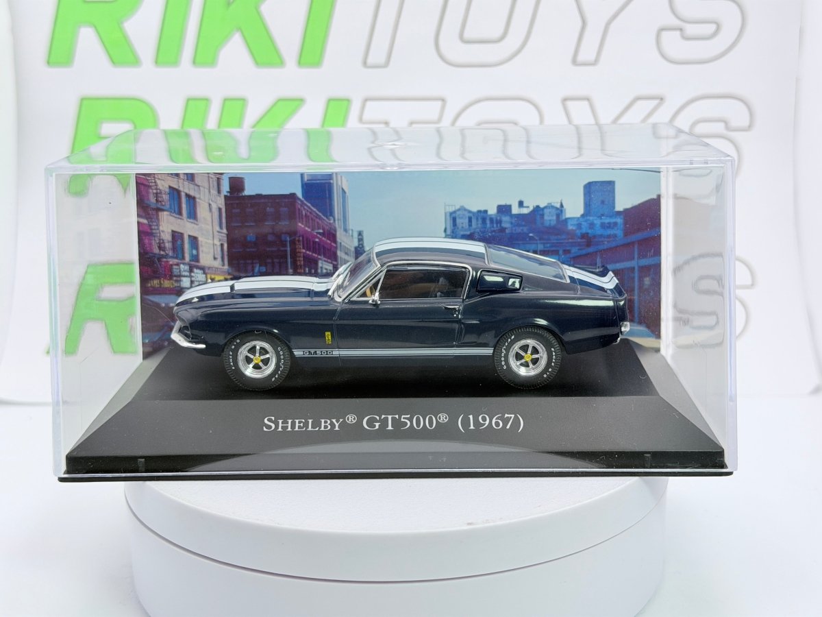 Shelby GT 500 Edicola 1/43 Blu scuro - RikiToys - Edicola