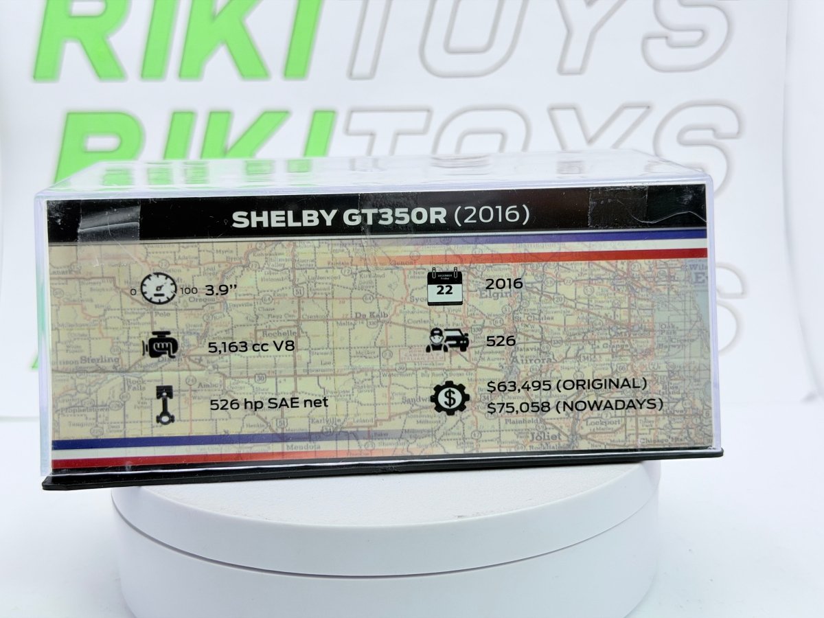 Shelby Mustang GT 350 Edicola 1/43 Bianco 2016 - RikiToys - Edicola