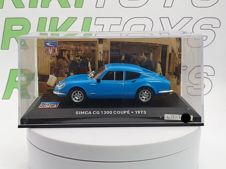 Simca CG 1300 Coupè Edicola 1/43 Azzurro 1973 - RikiToys - Edicola