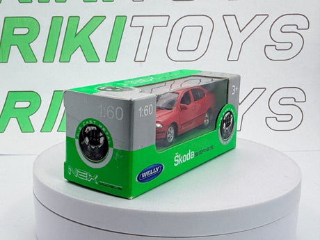 Skoda Octavia belina Welly 1/60 Rosso - RikiToys - Welly