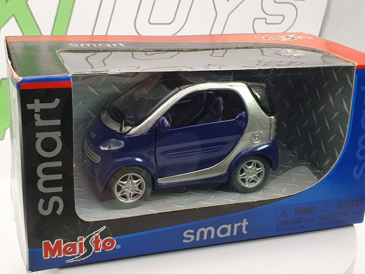 Smart For Two Maisto 1/38 Blu - RikiToys - Maisto