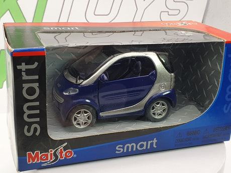 Smart For Two Maisto 1/38 Blu - RikiToys - Maisto