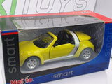 Smart Roadster Maisto 1/38 Giallo - RikiToys - Maisto