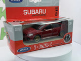 Subaru Impreza WRX Welly 1/38 Rosso - RikiToys - Welly