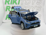 Toyota Rav 4 Kingstoy 1/24 Celeste 2018 - RikiToys - Kingstoy