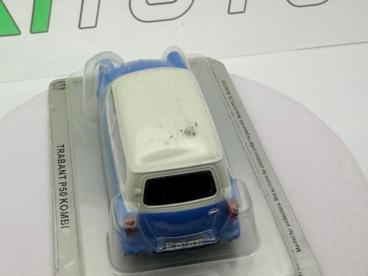 Trabant P 50 Kombi Edicola 1/43 Celeste - RikiToys - Edicola