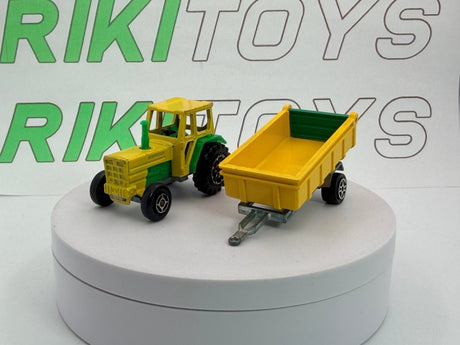 Trattore c/rimorchio Majorette 1/57 Giallo - RikiToys - Majorette