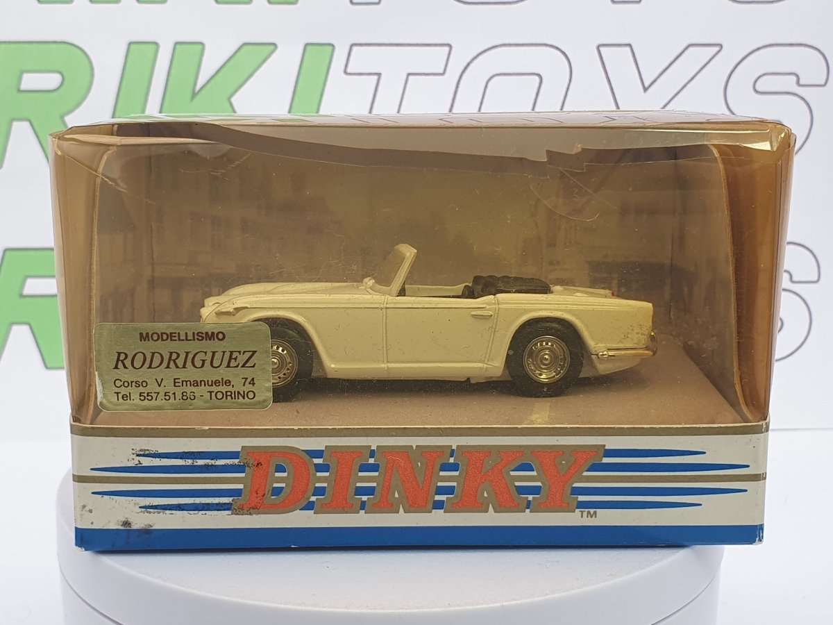 Triumph TR 4 A IRS Dinky 1/43 Bianco 1965 - RikiToys - Dinky