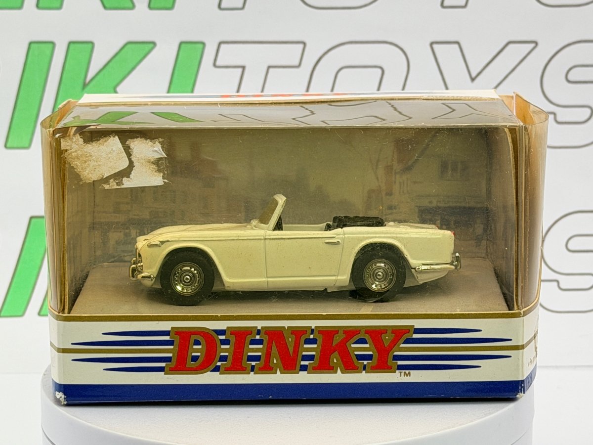 Triumph TR 4 IRS Dinky 1/43 Bianco - RikiToys - Dinky