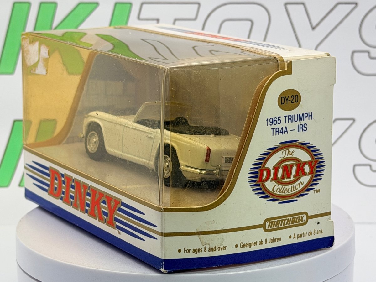 Triumph TR 4 IRS Dinky 1/43 Bianco - RikiToys - Dinky