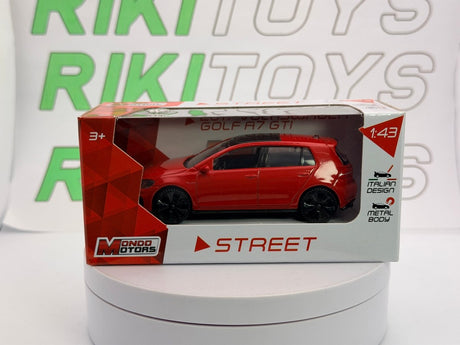 Volkswagen Golf 7 GTI Mondo Motors 1/43 Rosso 2017 - RikiToys - Mondo Motors