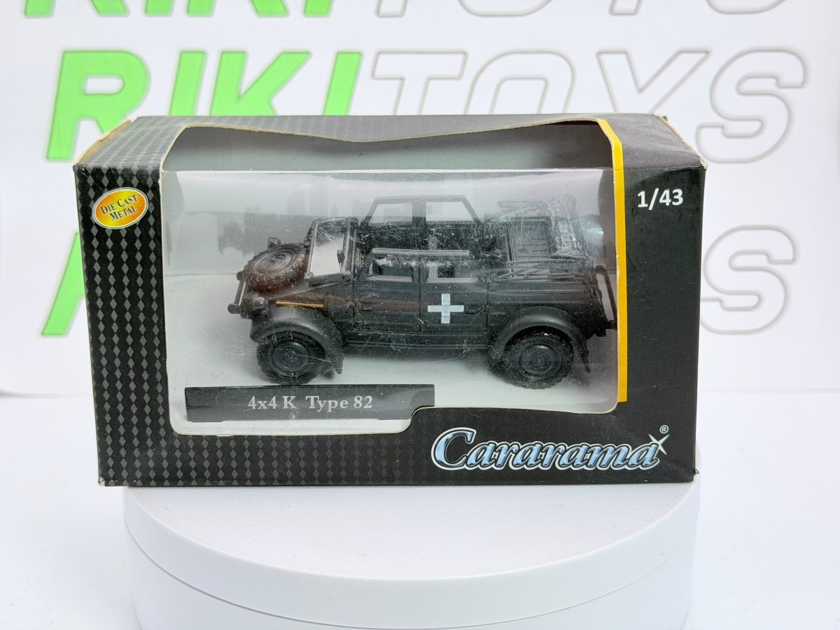 Volkswagen Hubelwagen Cararama 1/43 Grigio 1942 - RikiToys - Cararama